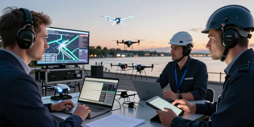 comment faire un spectacle de drone
